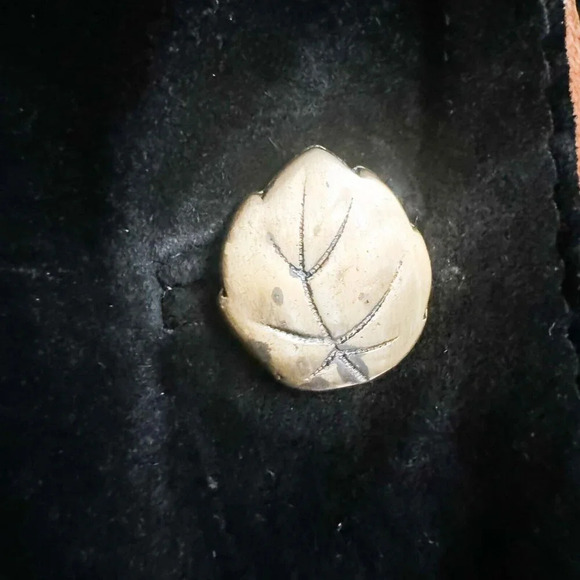 Vintage Dino'z Suede Leaf Print Patchwork Jacket 8 - Picture 7 of 7